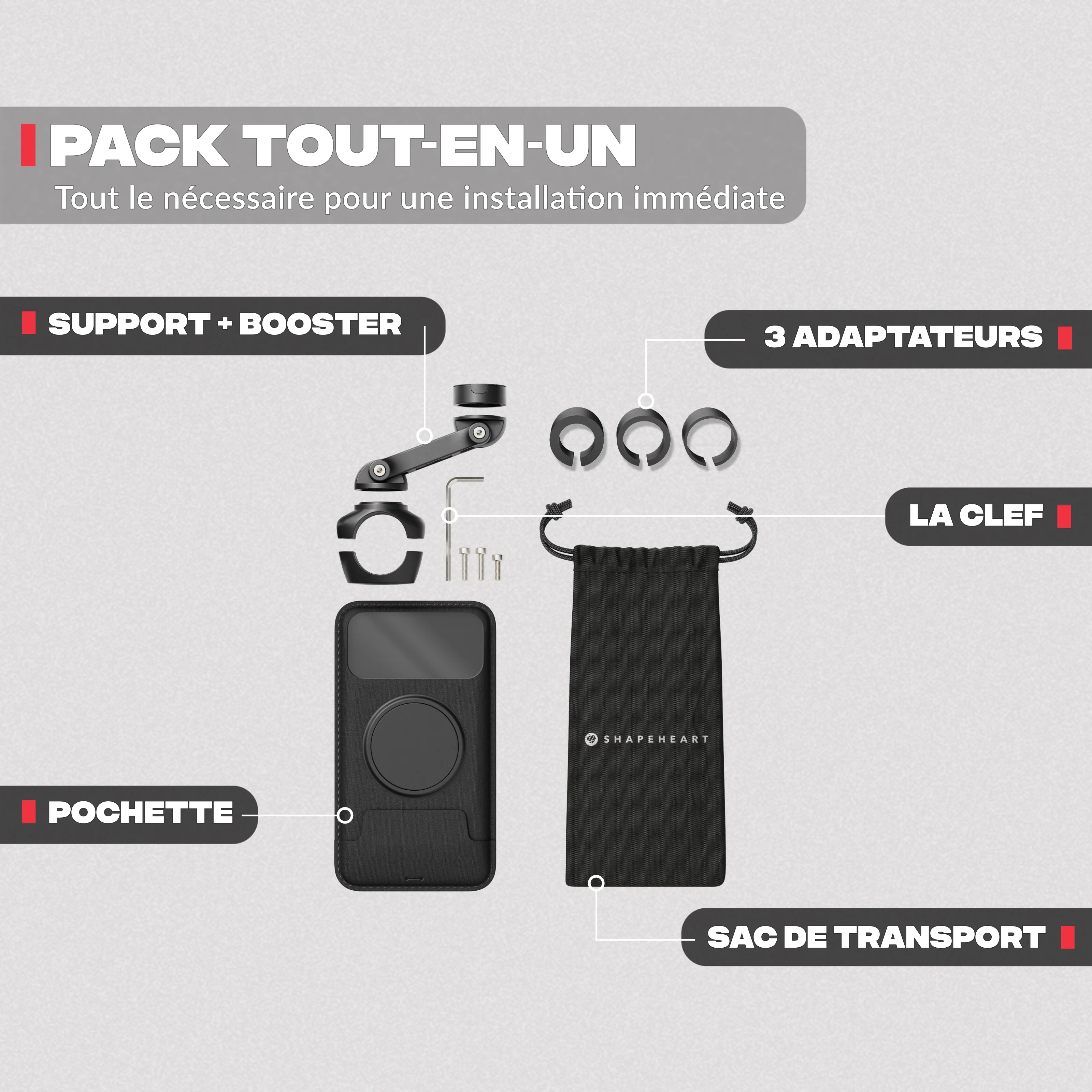 Support téléphone moto PRO BOOST - Image 5