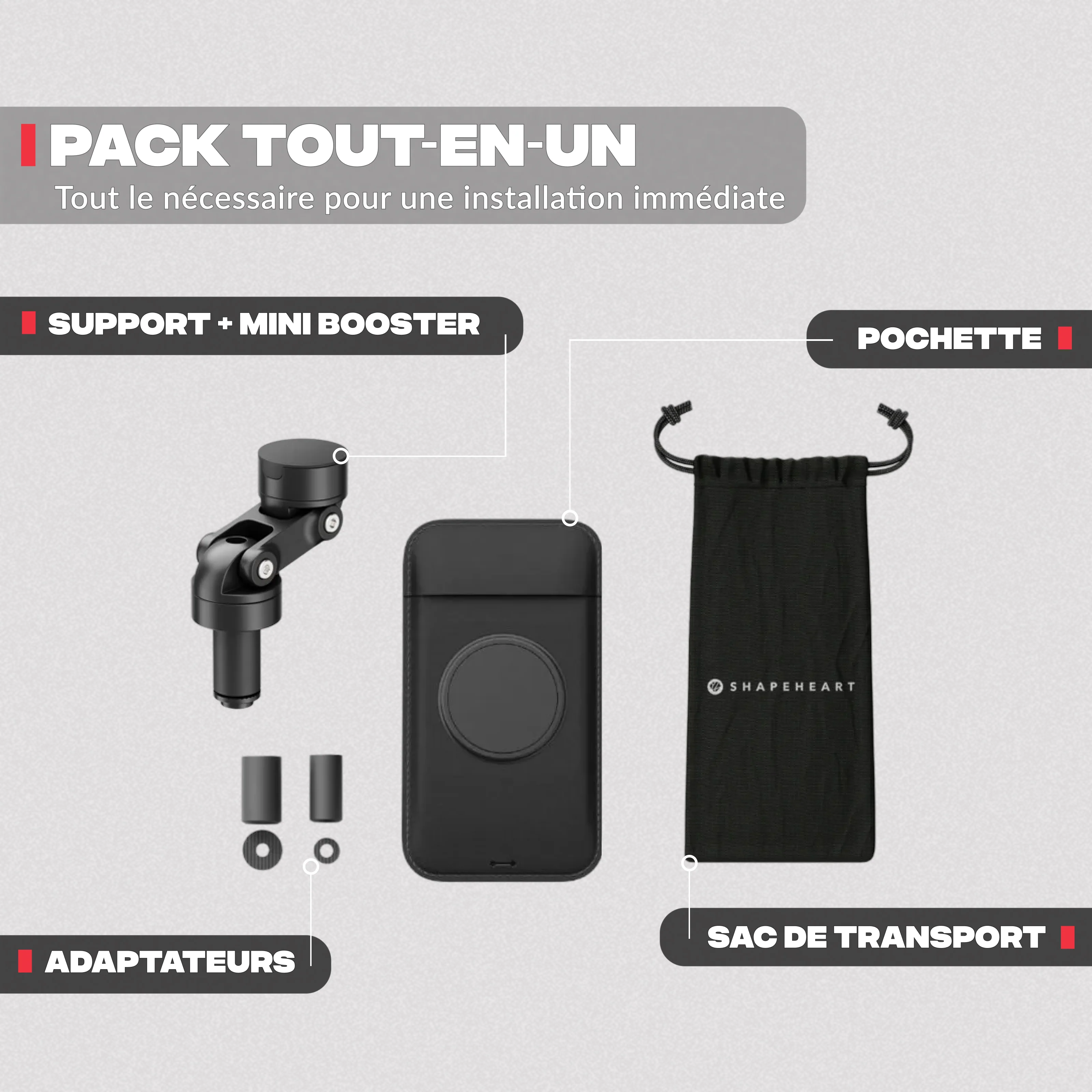 Support téléphone pour demi-guidon MINI BOOST - Image 6