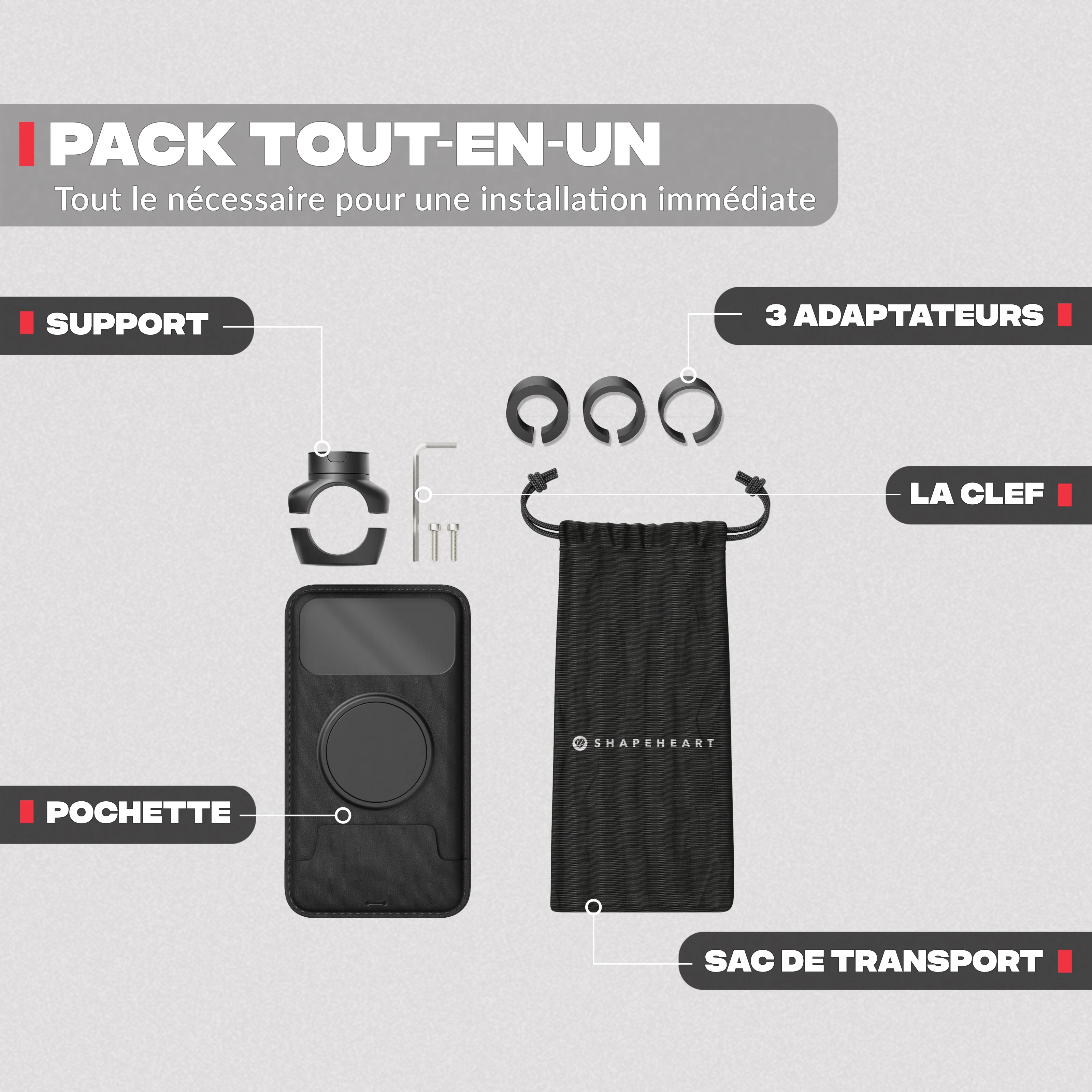 Support téléphone moto PRO - Image 5
