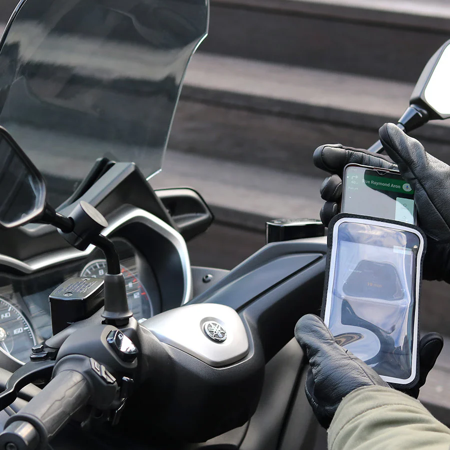 Support téléphone rétroviseur de scooter et moto - Image 7
